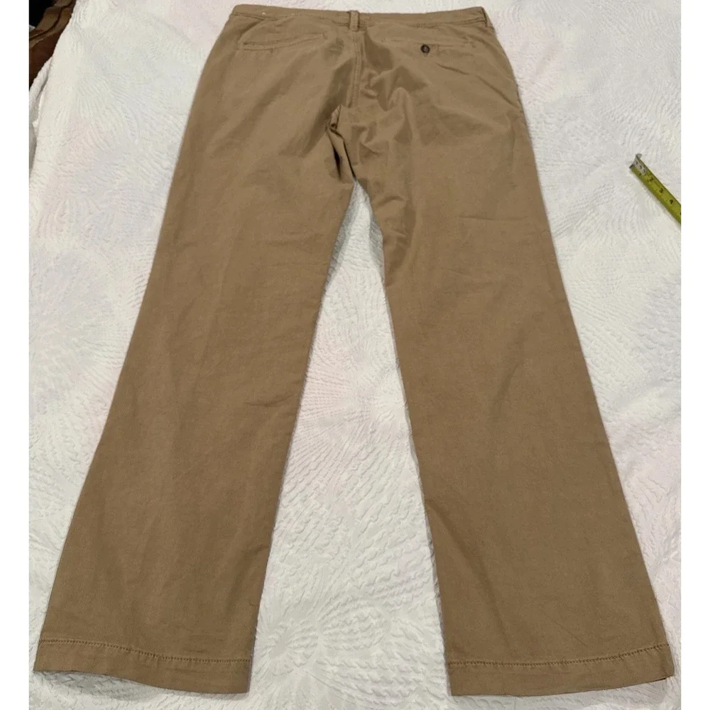 American Eagle Pants Mens Sz 36X34 Next Level Flex Slim Straight Chino Tan Khaki - Picture 10 of 11